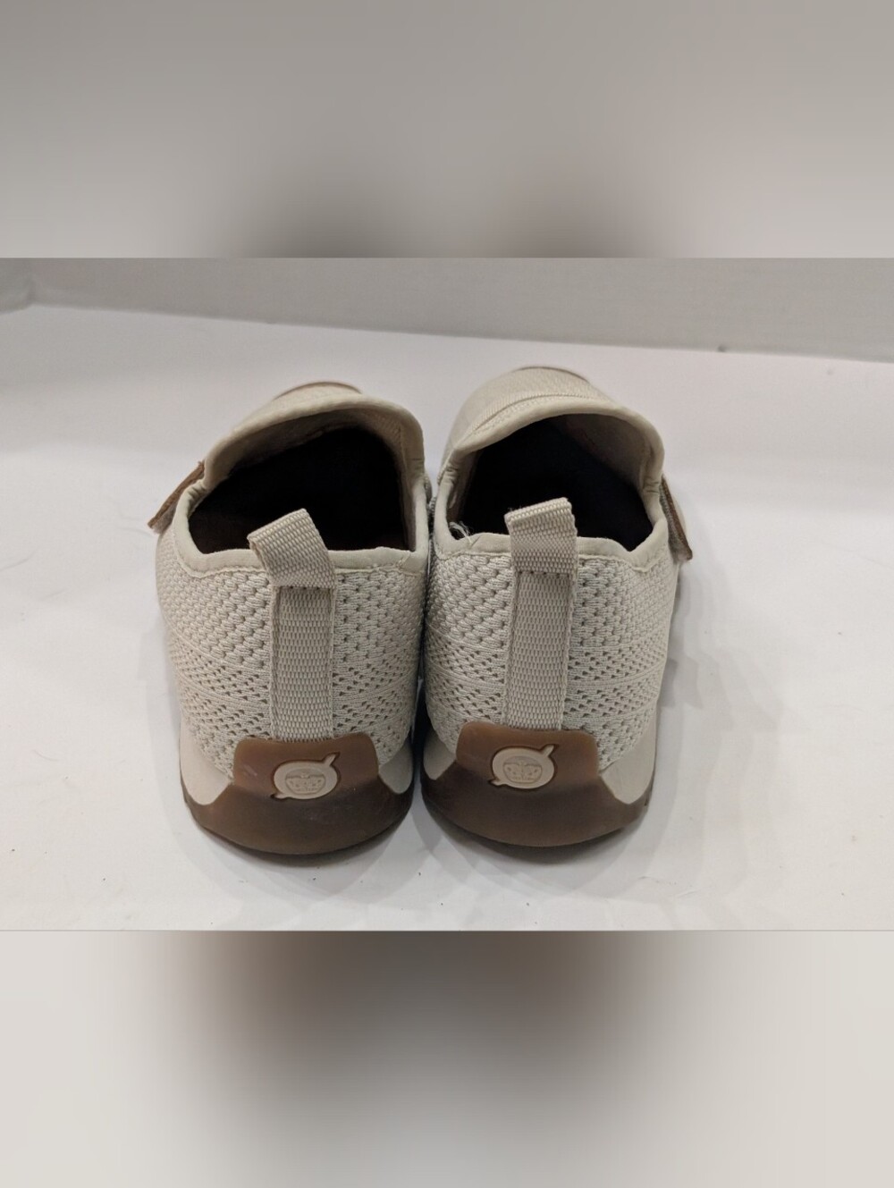 NWOT Born Women's 7 Newbury Cream Knit Shoes Sneakers U1 - Picture 3 of 7